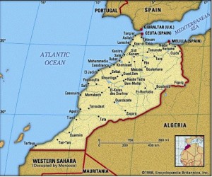 Morocco-map